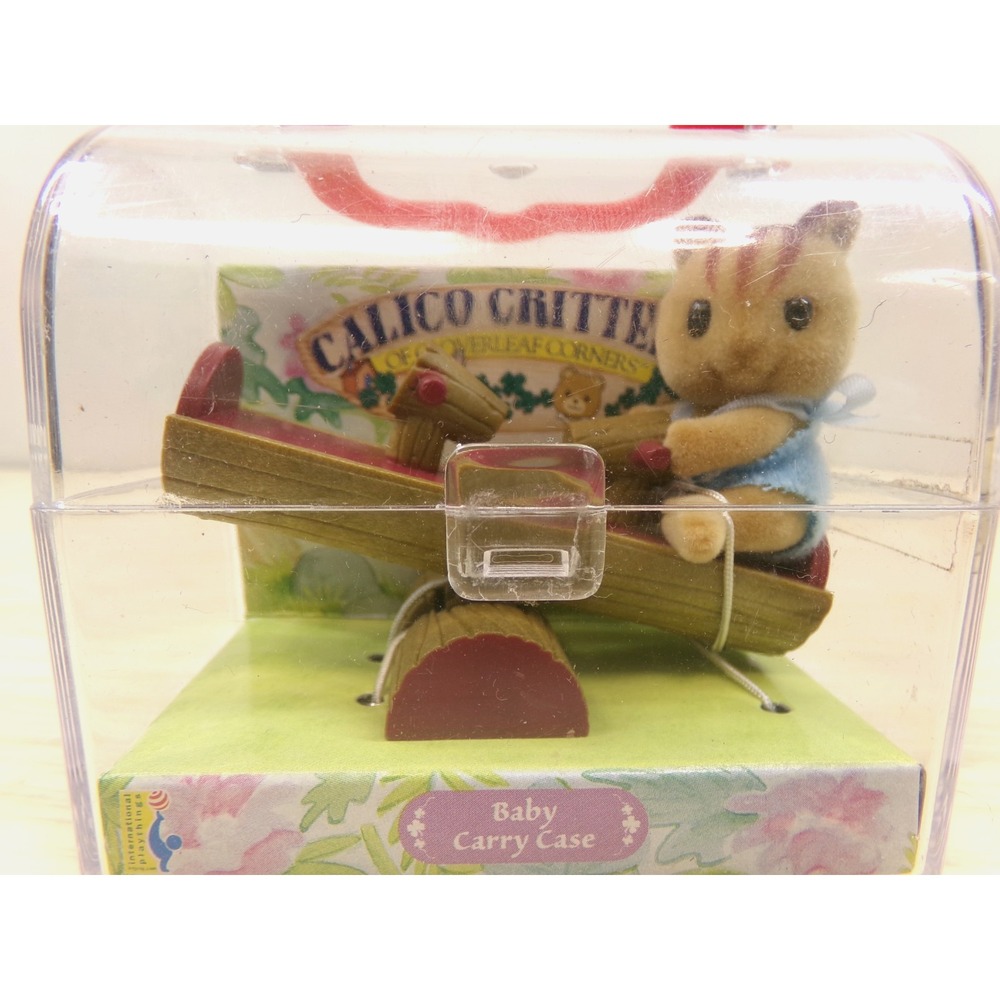 Calico Critters 1995 Sylvanian Families Baby Carry Case Seesaw Squirrel SHI-22